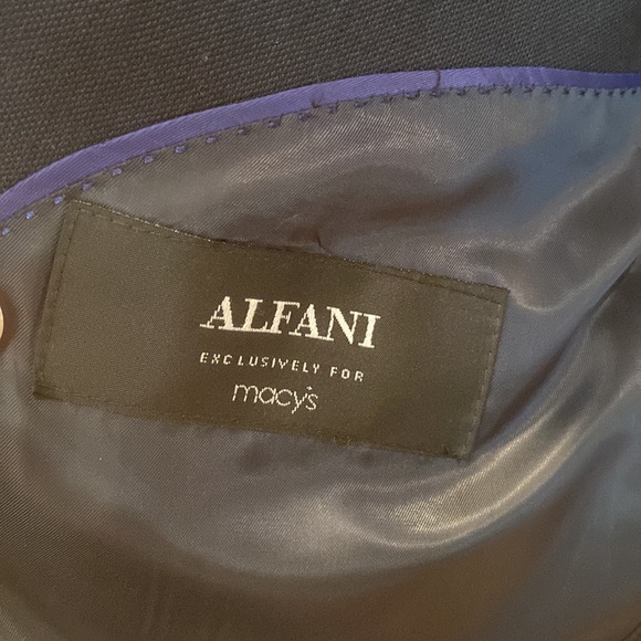 Navy Alfani sport coat - Picture 3 of 4